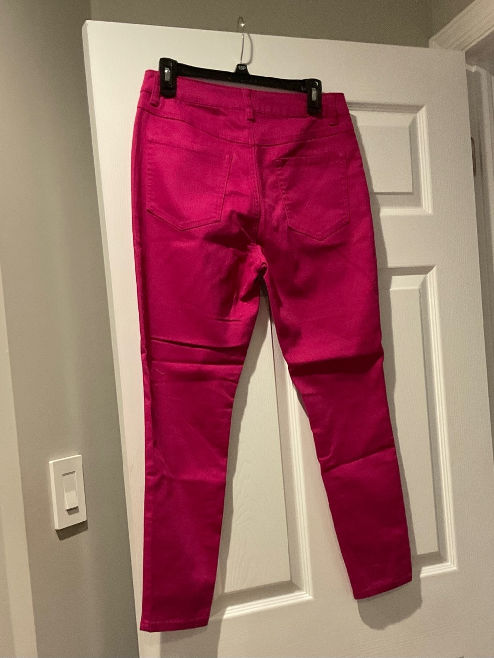 d. jeans High-Rise Fuchsia Pink Slim Jeans - Picture 4 of 5